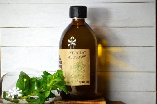 HYDROLAT Z MELISY DUŻA BUTELKA