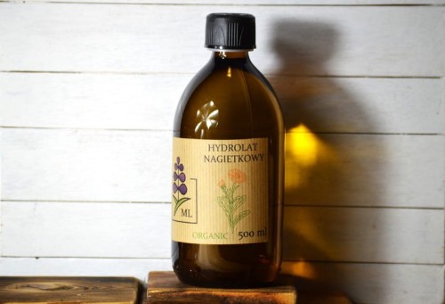 Hydrolat nagietkowy w dużej butelce | Manufaktura Lawendy
