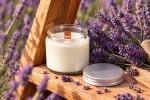 Świeca sojowa lawendowa 120 ml – Manufaktura Lawendy