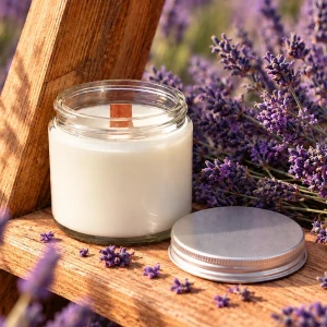 ŚWIECA SOJOWA LAWENDOWA – 120 ml